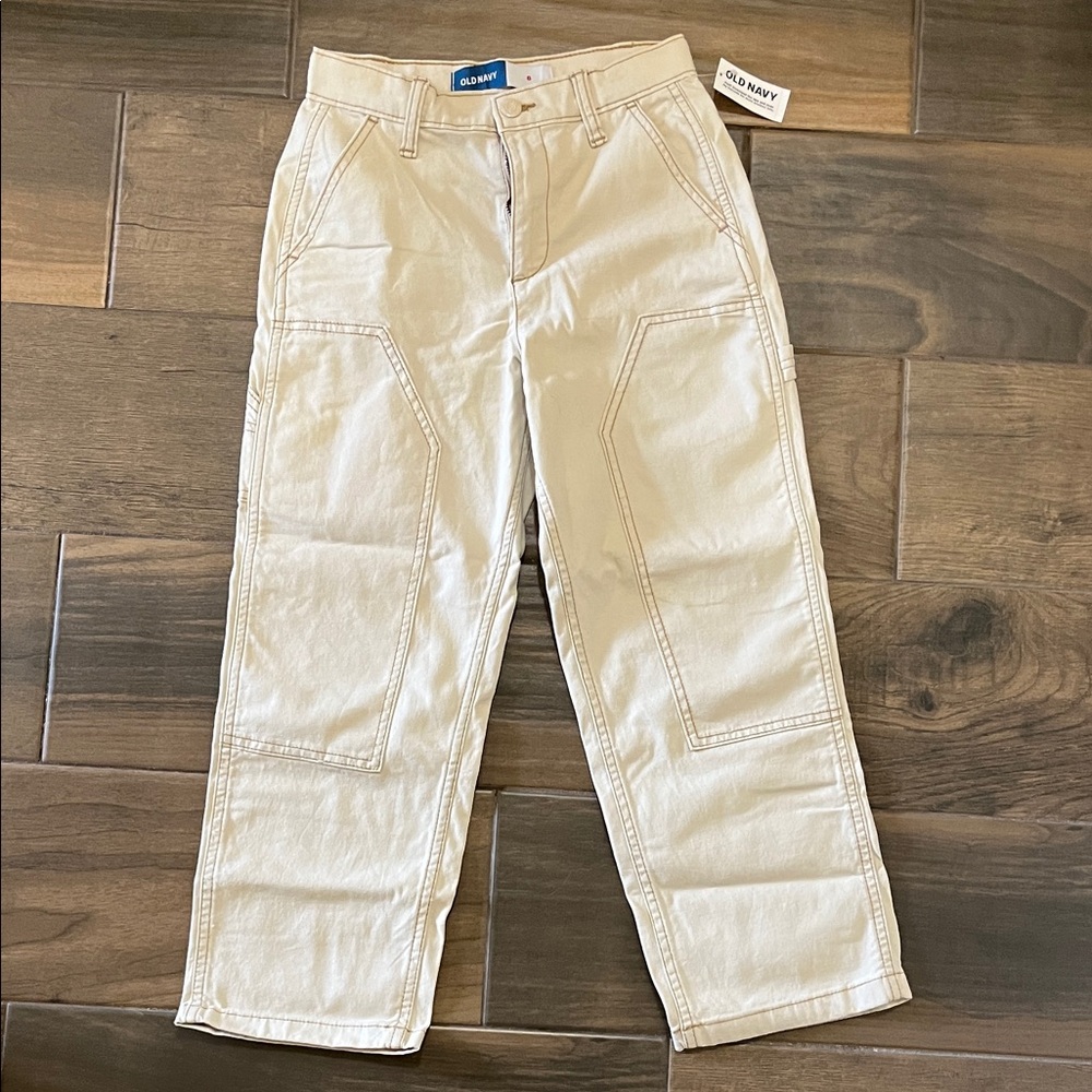 Old Navy Cream Cargo Pants